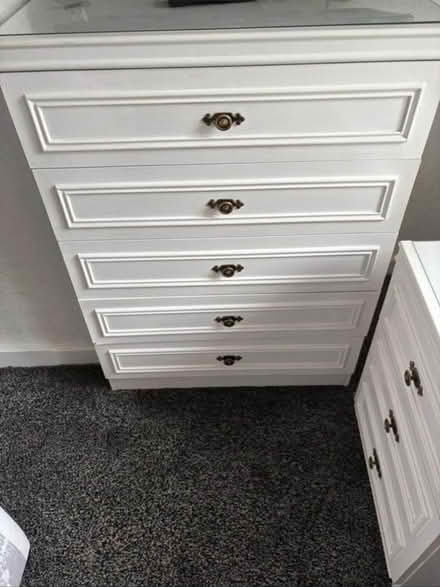 Photo of free Bed sides and chest of drawers (B74) #2