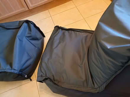 Photo of free Beanbag chair with foot rest (Chalvington BN27) #3