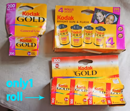 Photo of free Old Kodak 35mm Film Sealed Packs (West Townsend) #1