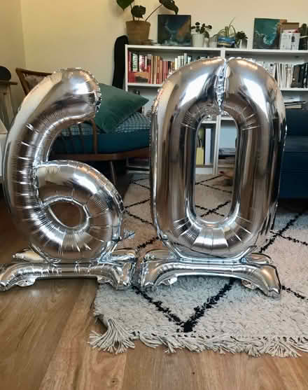 Photo of free 60th birthday foil balloons (6 Hallen Drive BS9) #1