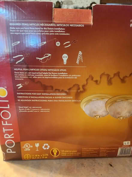 Photo of free 2 ceiling lights (Butman Fish Library area) #3