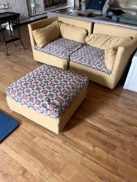 Photo of free Modular Loveseat and Ottoman (boerum hill) #1