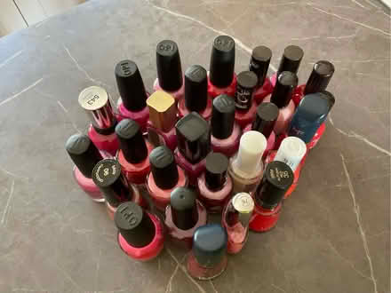 Photo of free 28 bottles nail polish (East Carleton NR14) #1