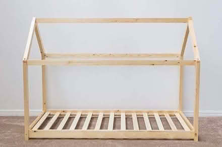 Photo of free Kids single bed frame - House shape - Pine wood (Tufnell Park N7) #2
