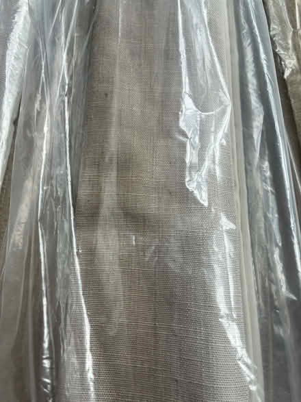 Photo of free linen-effect lined curtains L:210cm (Cambridge CB2) #2