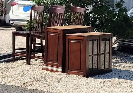 Photo of free Tall chairs and cabinets (brant beach, nj) #1