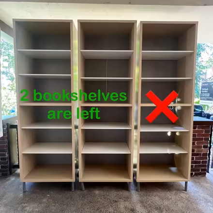 Photo of free Bookshelves (Girard Estates South Phila) #1