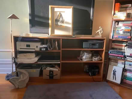 Photo of free Wooden Shelving Unit (Washington Heights) #1