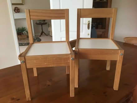 Photo of free 2 IKEA wooden child's chairs (Euxton PR7) #1