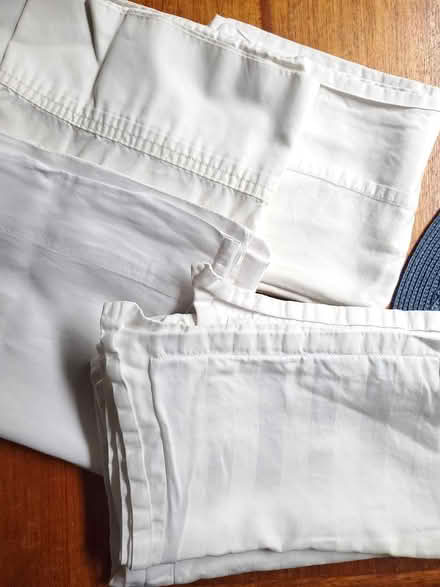 Photo of free 5 white pillow cases (North Oakland) #1