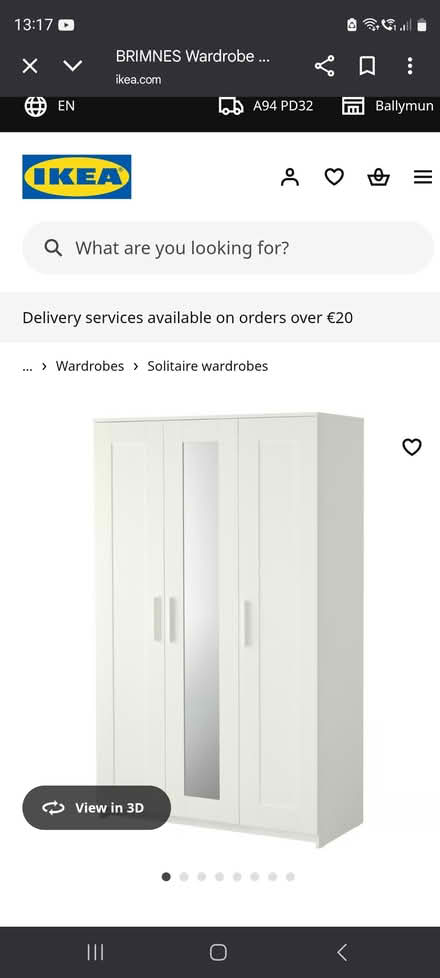 Photo of free Wardrobe (Dublin) #3