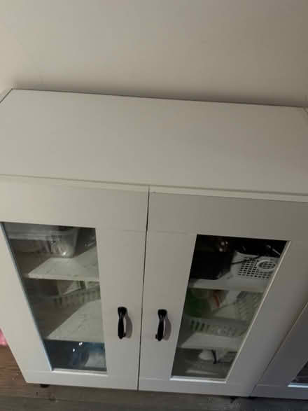Photo of free 2x White cupboard on legs (Old Kent road near Asda) #3
