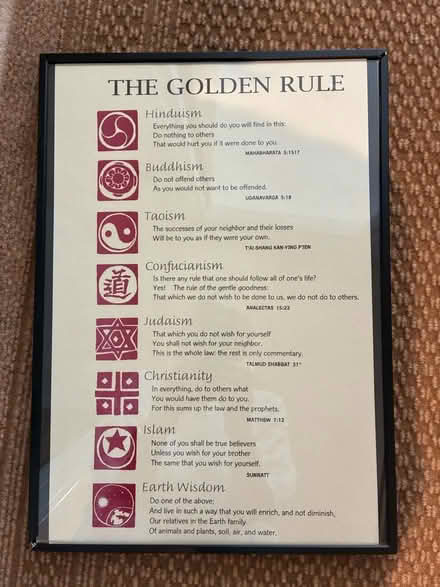 Photo of free The Golden Rule poster (Cambridge CB2) #2
