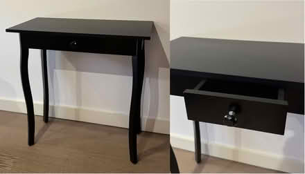 Photo of free Console table wooden black (Old Kent road near Asda) #1
