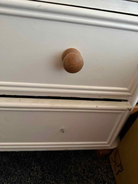 Photo of free White Wooden Chest of Drawers (St Anne's on the Sea FY8) #3