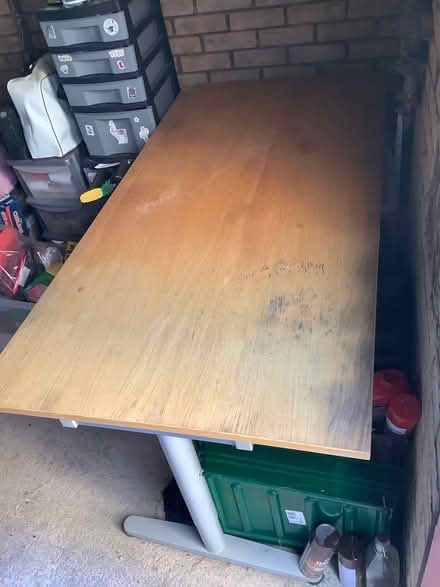 Photo of free Three dining chairs. Very large office or sewing table (Abraham Heights LA1) #2