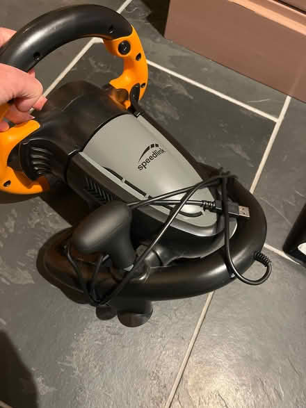 Photo of free Steering wheel and paddle set for pc (Fairfield LA1) #2