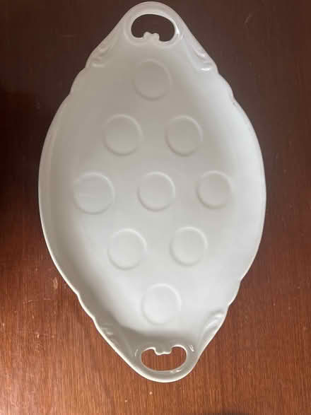 Photo of free Porcelain deviled egg platter (West portal / Parkside) #1