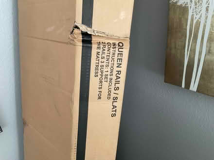 Photo of free New Boxed Queen-Size rails/slats (Gage Blvd Richland) #1
