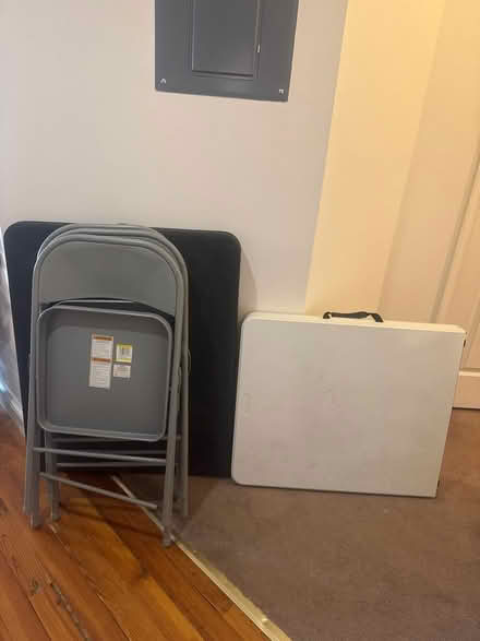 Photo of free Heavy-duty folding tables/chairs (Downtown Frederick) #1
