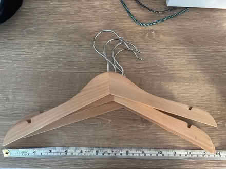 Photo of free 4 wooden toddler hangers (Cm12) #1
