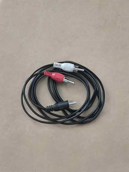 Photo of free 1.5meters 3.5mm to 2 RCA cable (Chorlton M21) #1