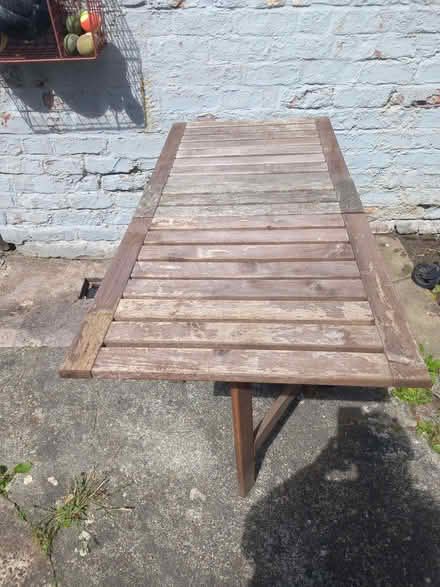 Photo of free Folding wooden table (Wavertree L15) #1