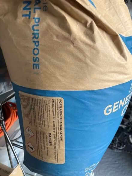 Photo of free Almost full bag of cement (opened recently) (Cheadle Hulme SK8) #2