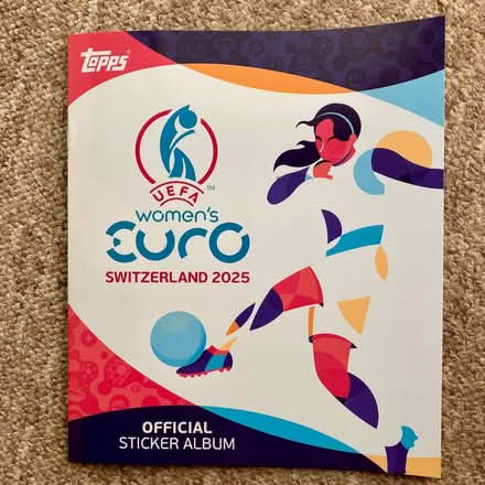 Photo of free UEFA Women's 2025 Euro Sticker Album (Eaton NR4) #1