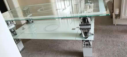 Photo of free Center table and brown 2 seater (Sauchie, Alloa) #1
