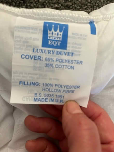 Photo of free Large Clean Duvet 182cm x 182cm (IG6) #2
