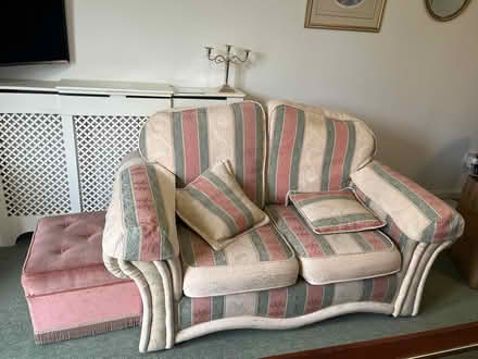 Photo of free Two seater fabric sofa (Staines-upon-Thames TW18) #2
