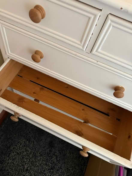Photo of free White Wooden Chest of Drawers (St Anne's on the Sea FY8) #4