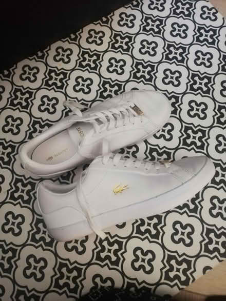 Photo of free Lacoste white trainers (Chatham ME5, Walderslade) #2