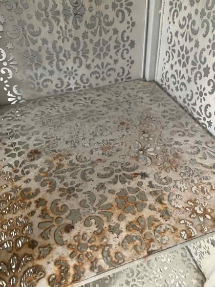 Photo of free Slim metal shelving unit (West Malling ME19 6) #3