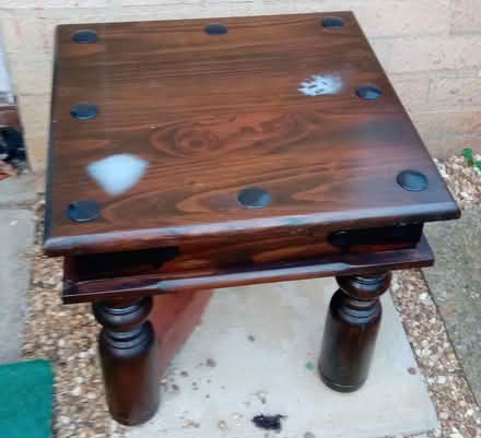 Photo of free Dark wood coffee table (Orton Goldhay) #1