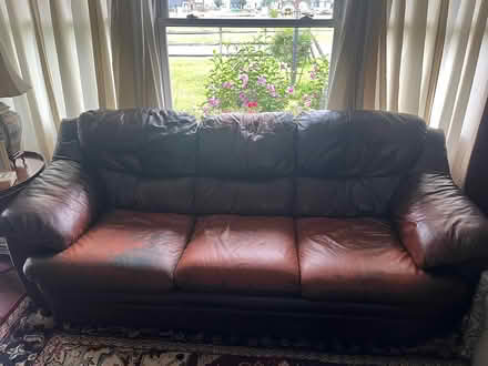 Photo of free Leather sofa and loveseat (Near West End) #3