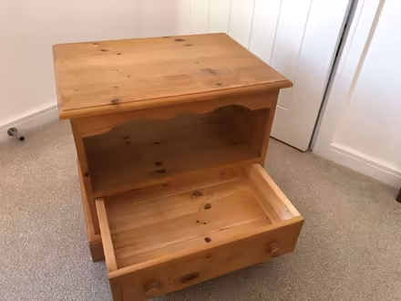 Photo of free Pine TV cabinet/bedside table (Sefton L31) #2