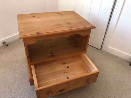 Photo of free Pine TV cabinet/bedside table (Sefton L31) #2