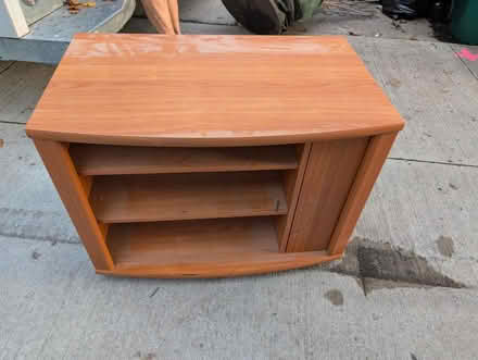 Photo of free MCM, record cabinet, crutches, rug (Downtown Oak Park) #3