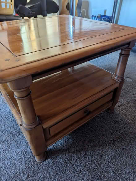 Photo of free Wooden Coffee table (Yateley GU46) #4