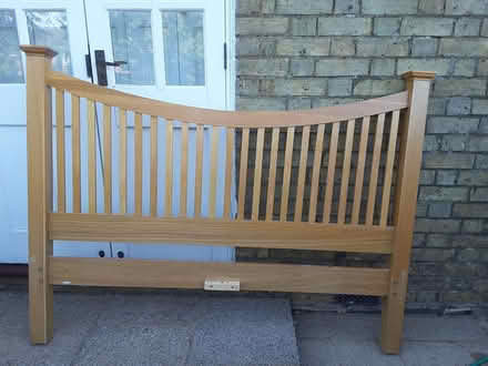 Photo of free King size wooden bed frame (HP13 near railway station) #1