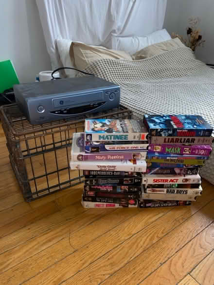Photo of free VCR and assortment of tapes (Bushwick in Brooklyn) #2