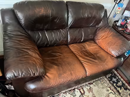 Photo of free Leather sofa and loveseat (Near West End) #2