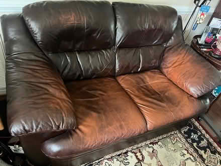 Photo of free Leather sofa and loveseat (Near West End) #2