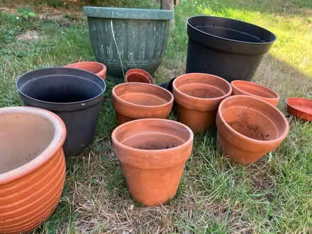 Photo of free Plants pots mostly terracotta (Kings Hill ME19) #1