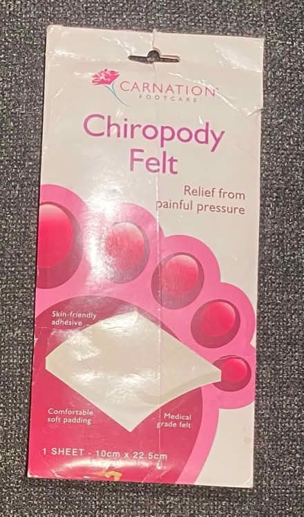 Photo of free Chiropody felt (Bradford on Avon BA15) #1