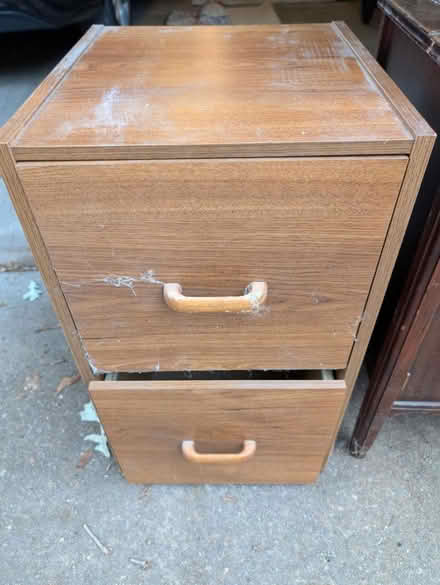 Photo of free TV stand,file cabinet,crutches, rug (Downtown Oak Park) #4