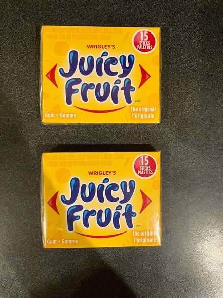 Photo of free Sealed packages of Juicy Fruit gum (Crystal Beach) #1