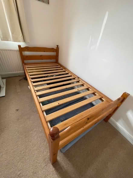 Photo of free Single pine bed (Pin Green Industrial Area SG1) #1